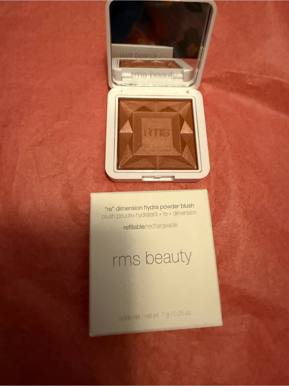 RMS Beauty ReDimension Hydra Powder Blush in Maiden’s Blush -  NEW